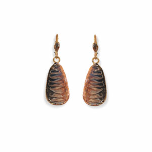 Tűzzománc fülbevaló