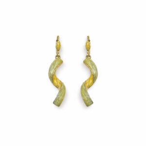 Tűzzománc fülbevaló