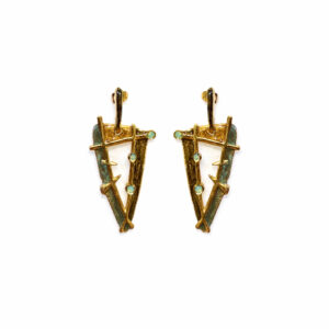 Swarovski köves tűzzománc fülbevaló